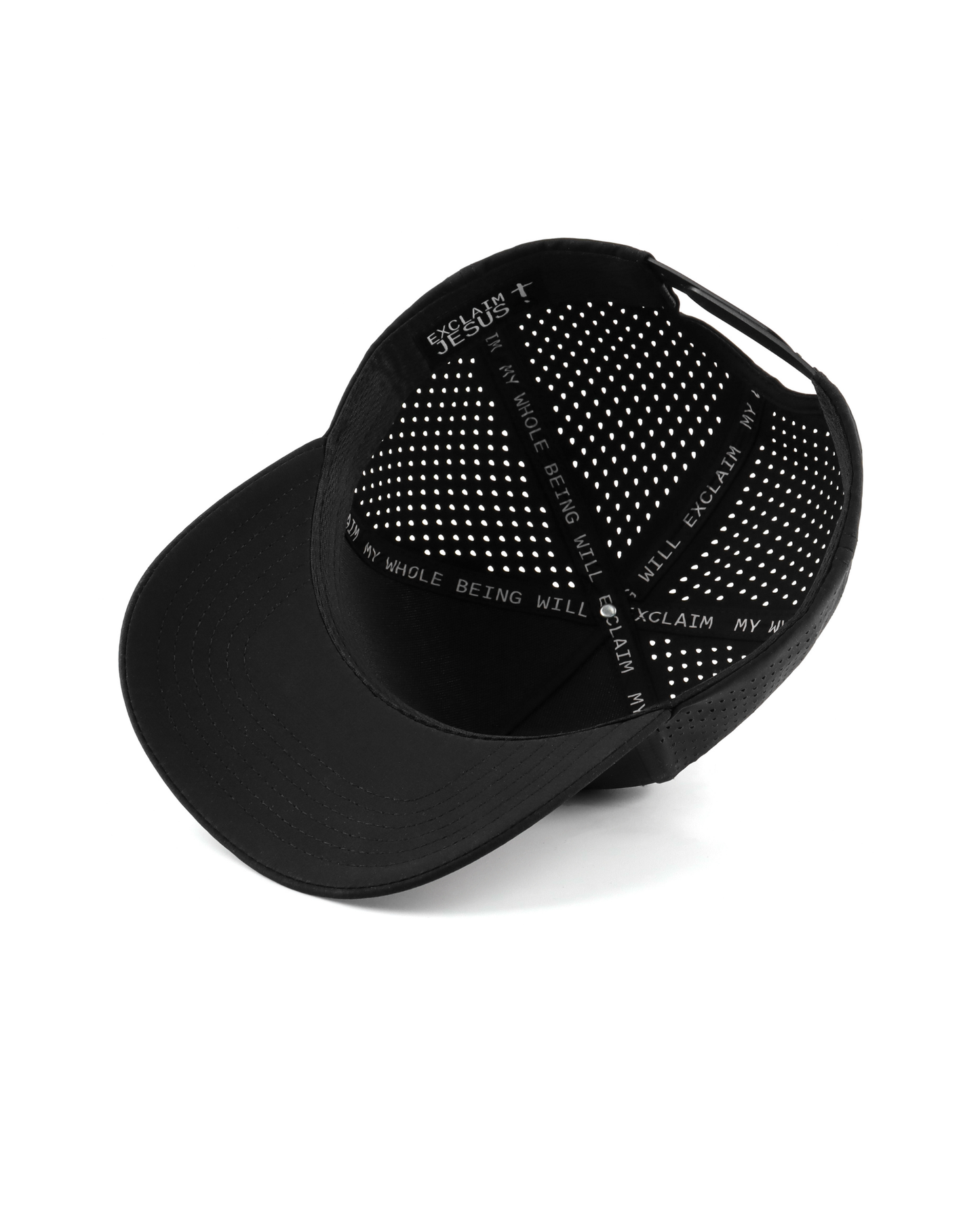 Exclaim Jesus Summit Cap | Original Black | High Profile