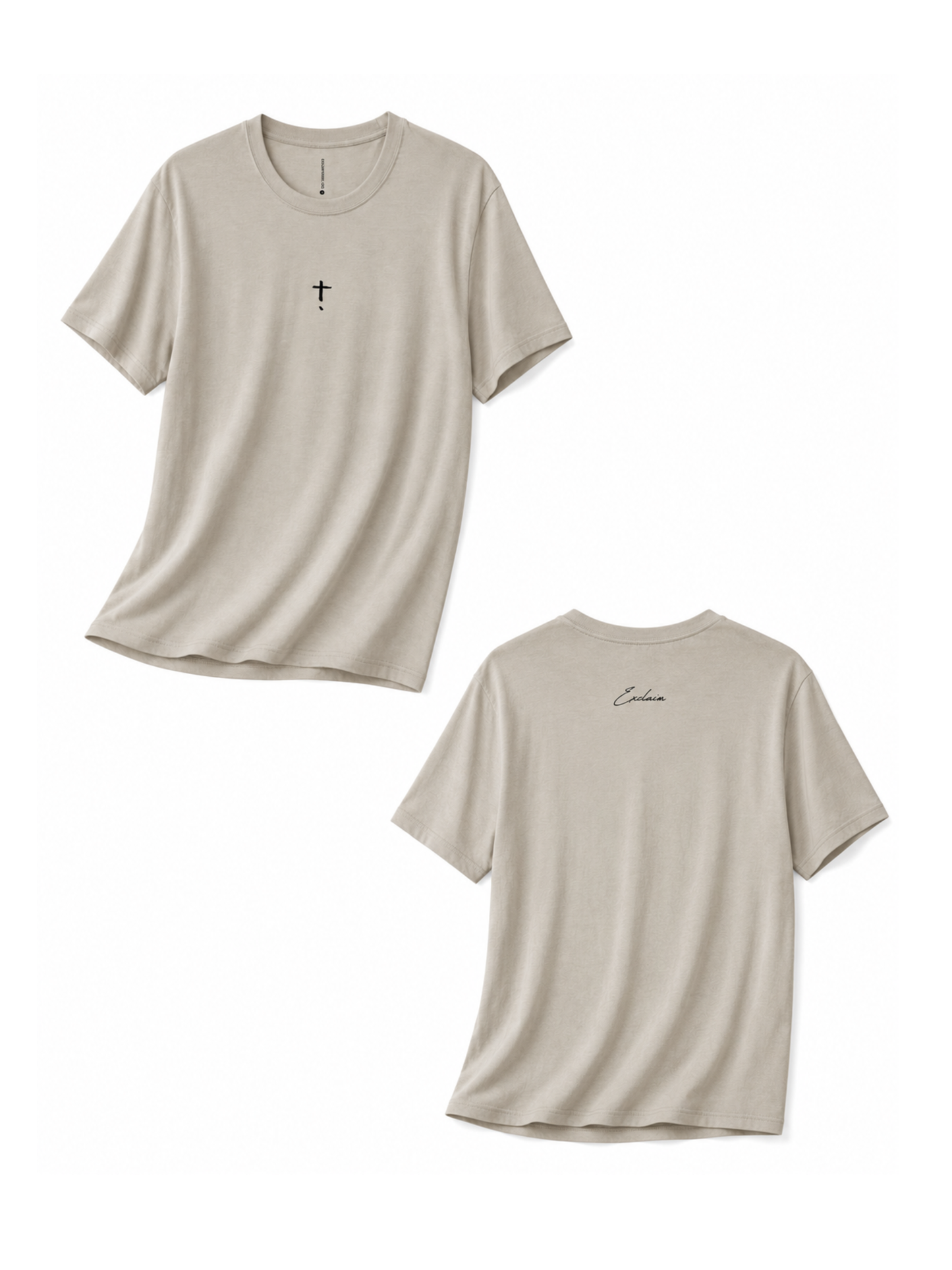 Exclaim Jesus Daily Tee | Khaki