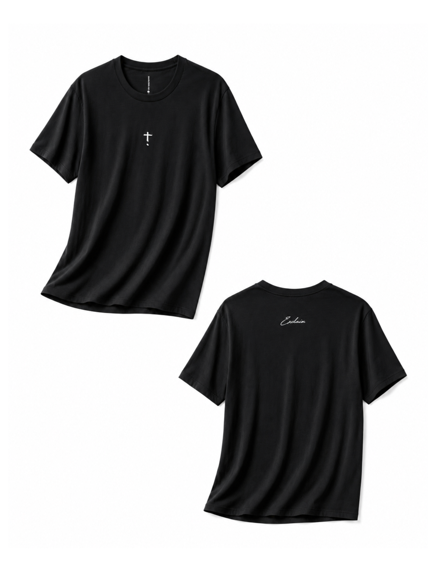 Exclaim Jesus Daily Tee | Original Black