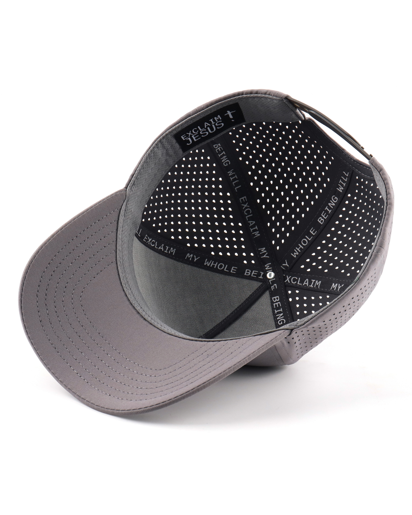 Exclaim Jesus Summit Cap | Stone | High Profile