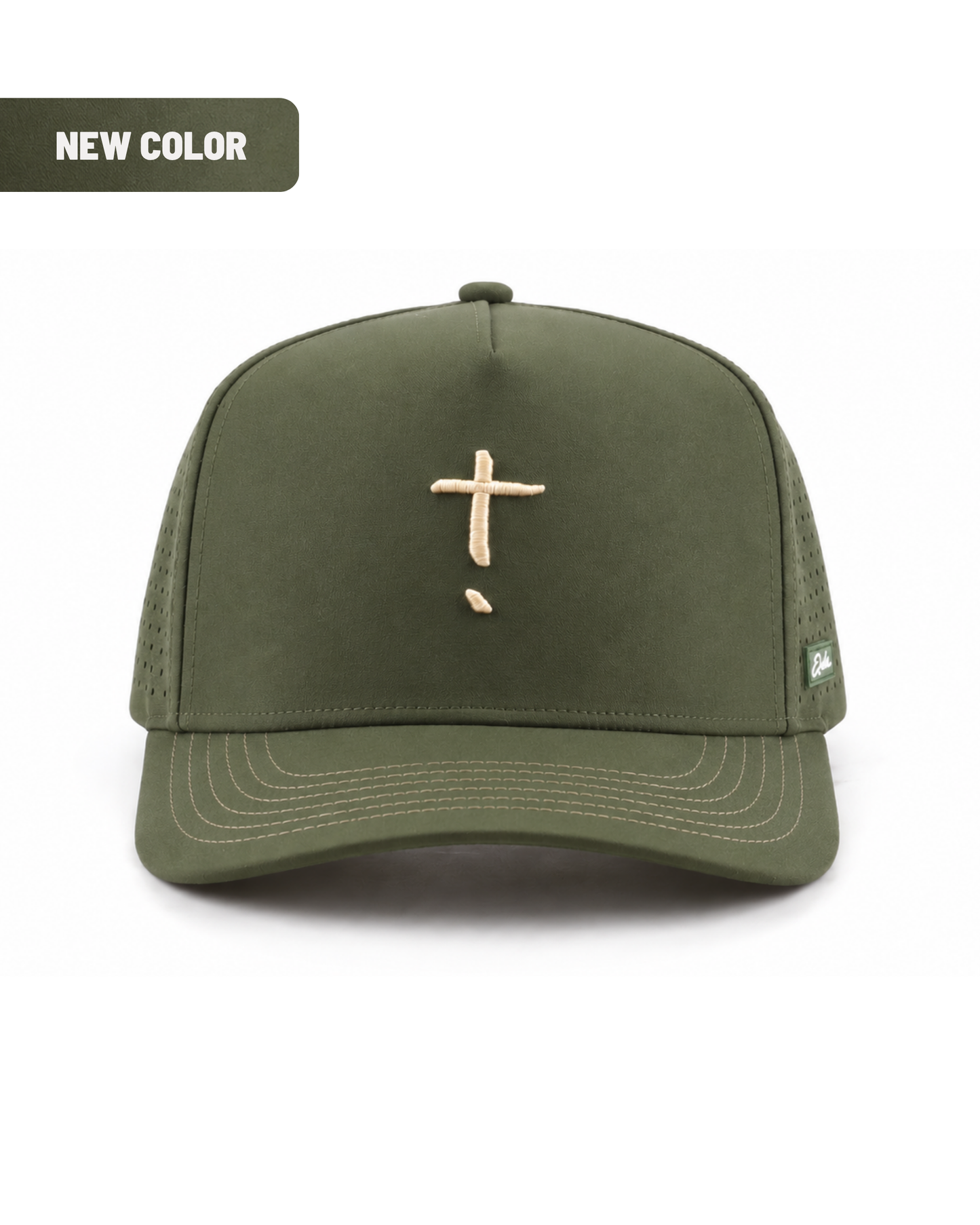 Exclaim Jesus Summit Cap | Olive | High Profile