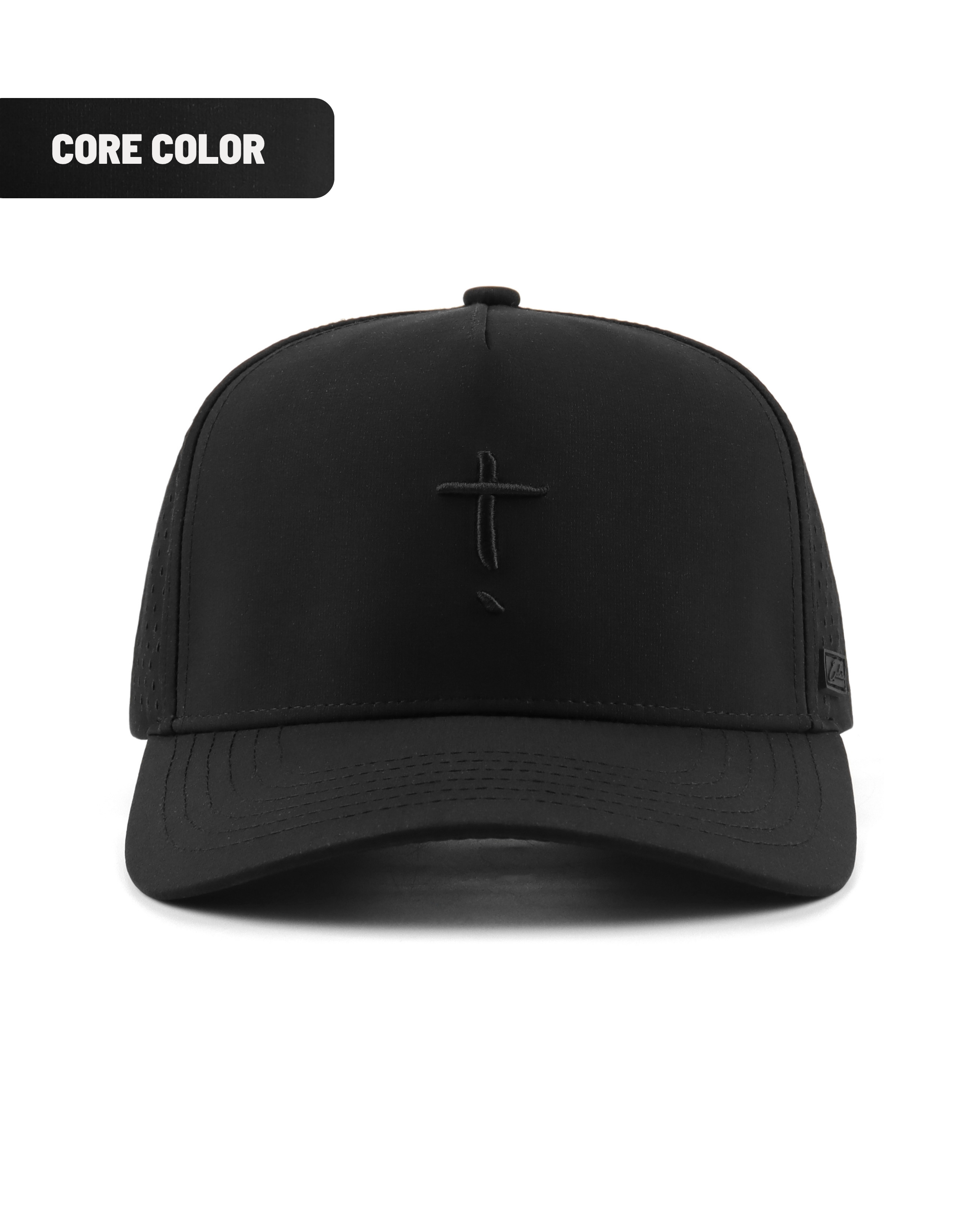 Exclaim Jesus Summit Cap | Monochrome Black | High Profile