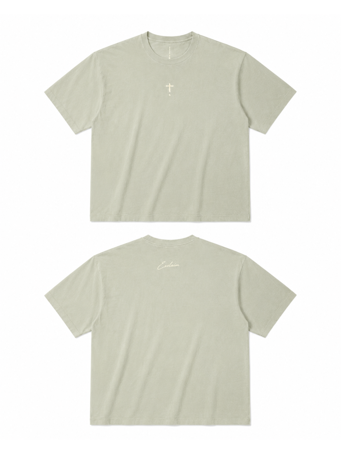 Exclaim Jesus Heavyweight Short Sleeve | Washed Thyme