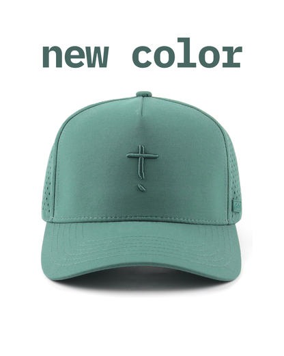 Exclaim Jesus Summit Cap | Evergreen | High Profile