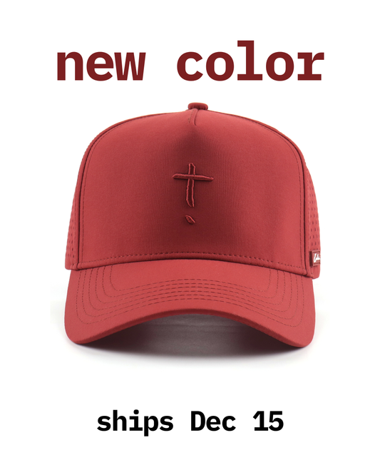 Exclaim Jesus Summit Cap | Maroon | High Profile