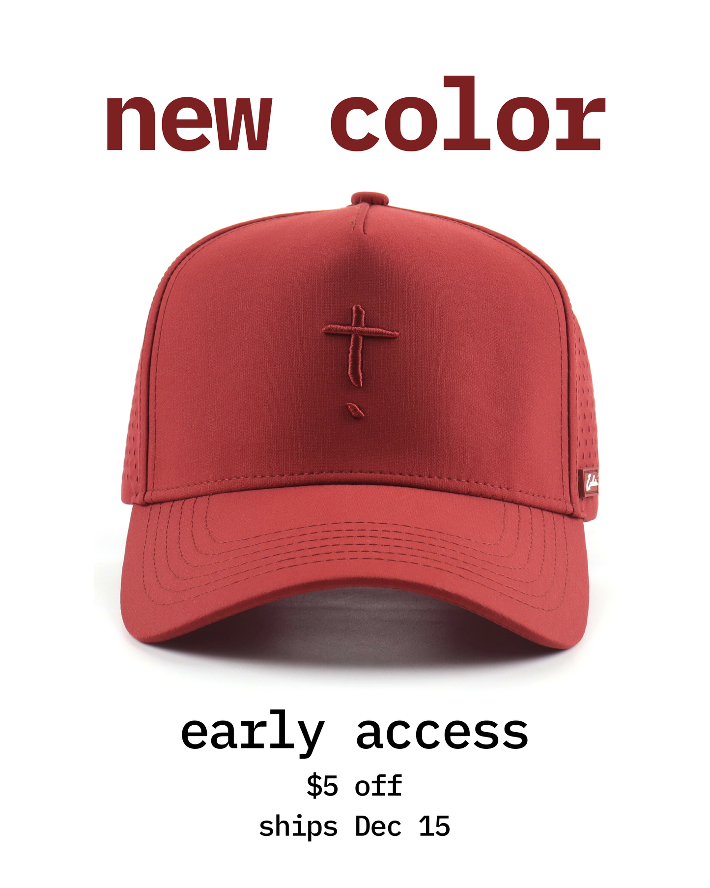 Exclaim Jesus Summit Cap | Maroon | High Profile