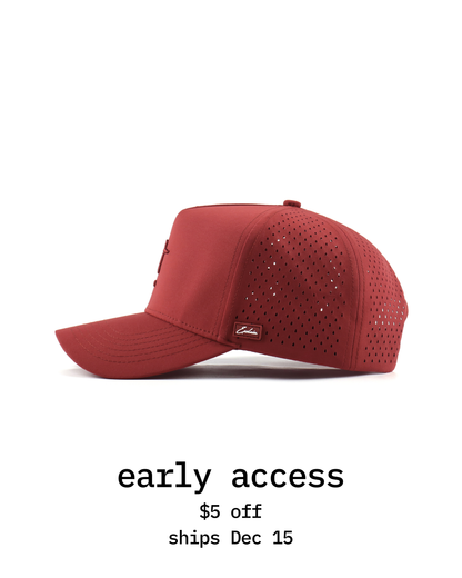 Exclaim Jesus Summit Cap | Maroon | High Profile