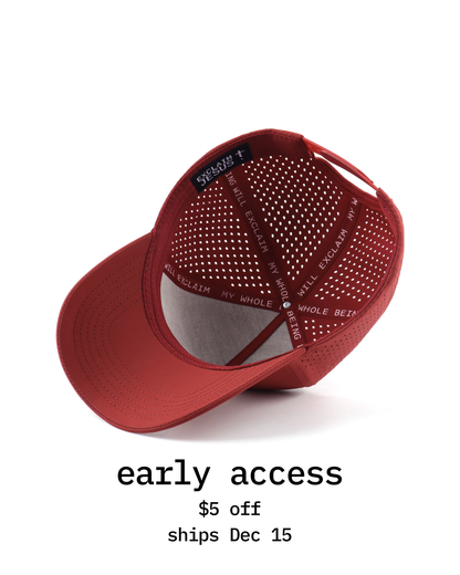 Exclaim Jesus Summit Cap | Maroon | High Profile