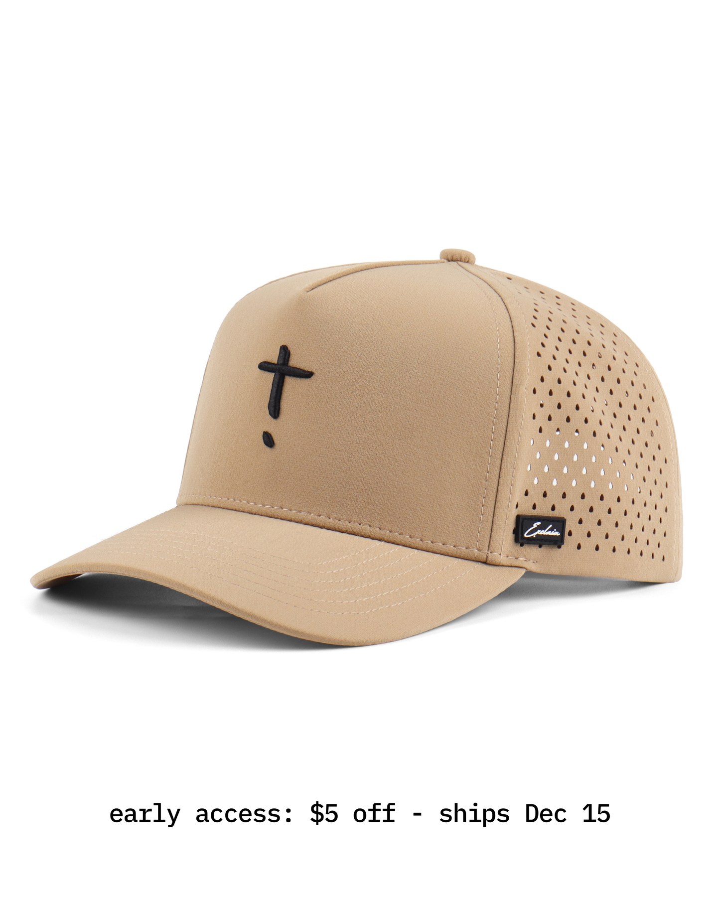 Exclaim Jesus Summit Cap | Khaki | High Profile