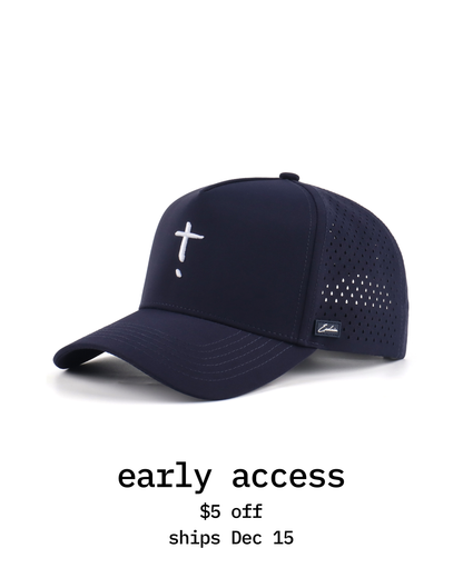 Exclaim Jesus Summit Cap | Original Navy | High Profile