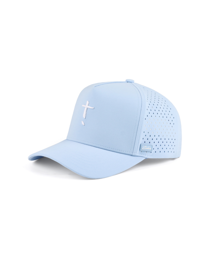 Exclaim Jesus Summit Cap | Sky | High Profile