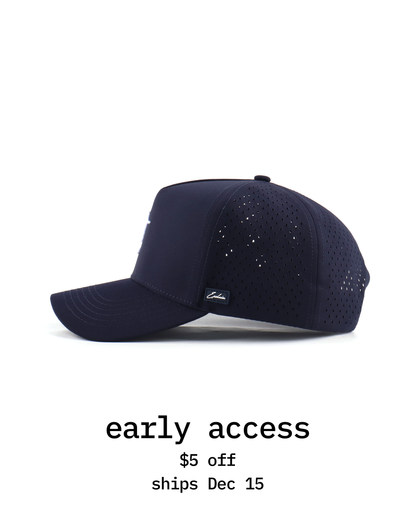 Exclaim Jesus Summit Cap | Original Navy | High Profile