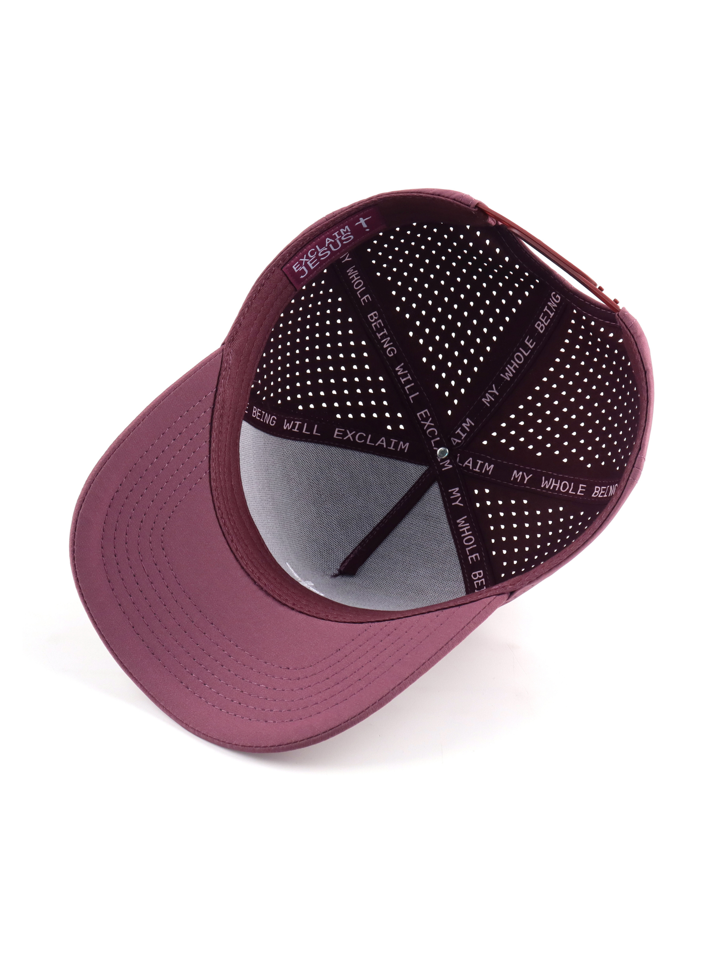 Exclaim Jesus Summit Cap | Grape | High Profile