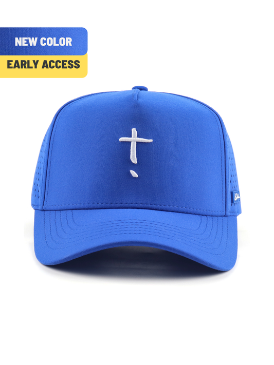 Exclaim Jesus Summit Cap | Royal Blue | High Profile