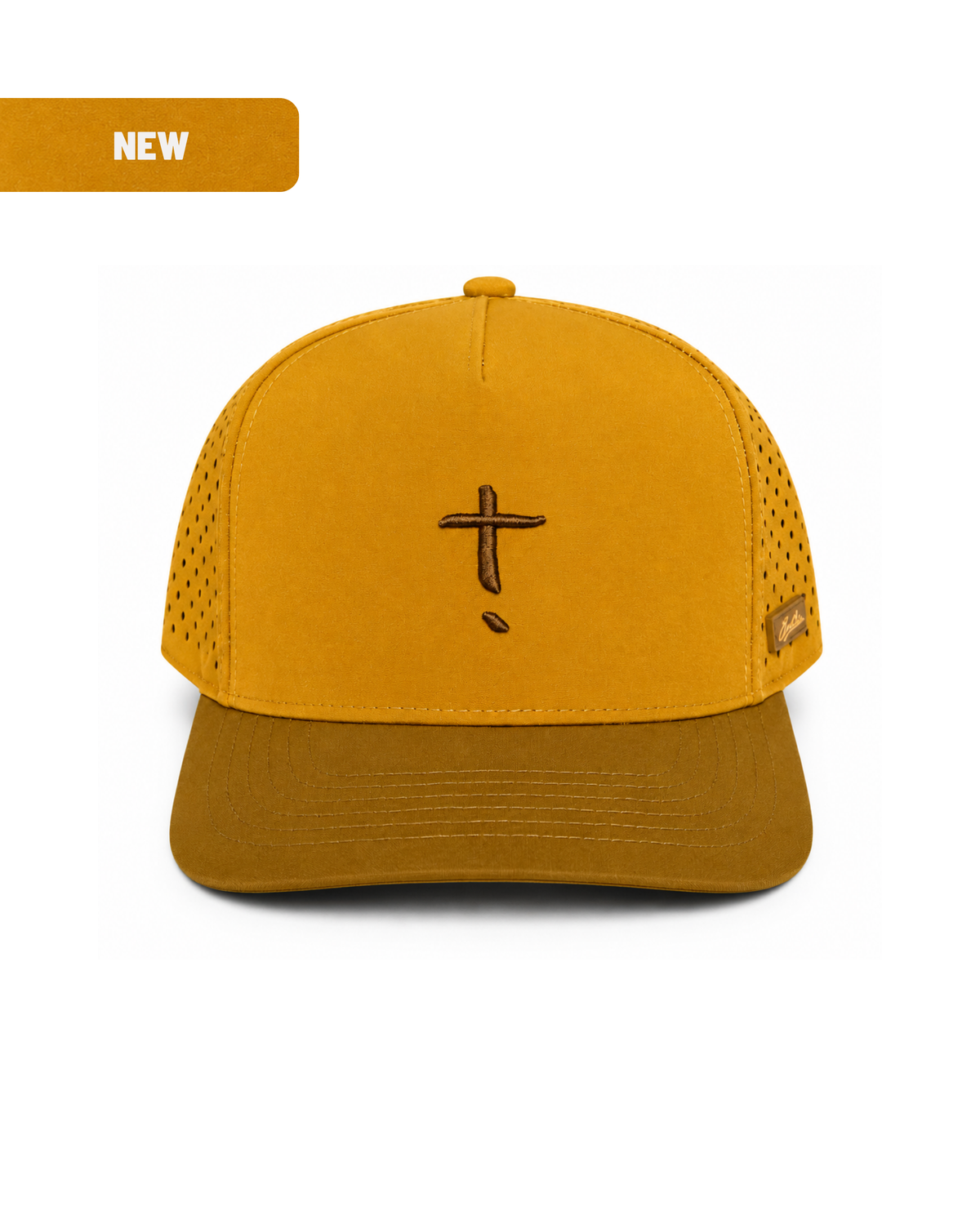 Exclaim Jesus Summit Cap | Two-Tone Mustard | High Profile