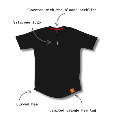 Exclaim Jesus Tee  | V3 | Curved Hem