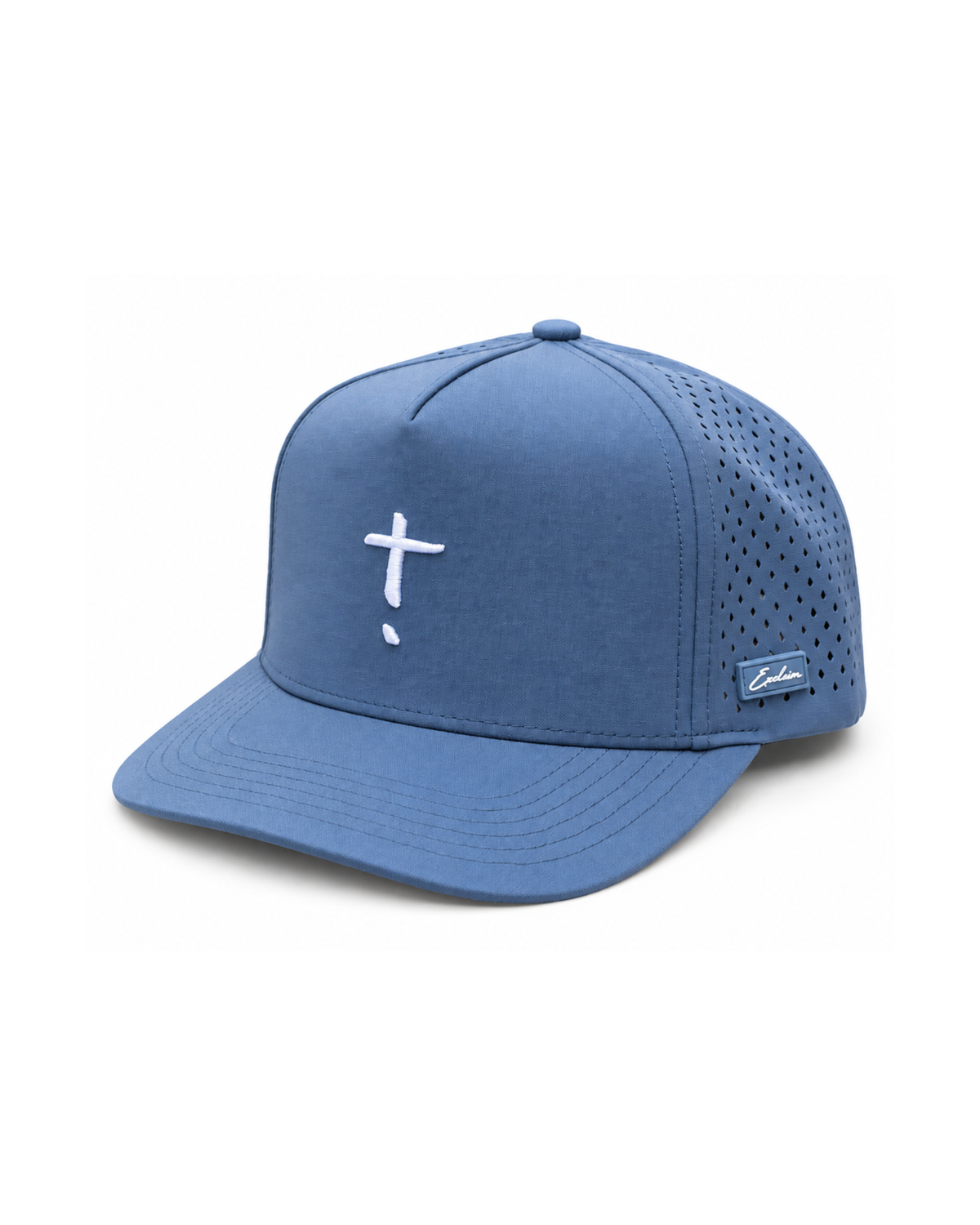 Exclaim Jesus Summit Cap | Slate Blue | High Profile