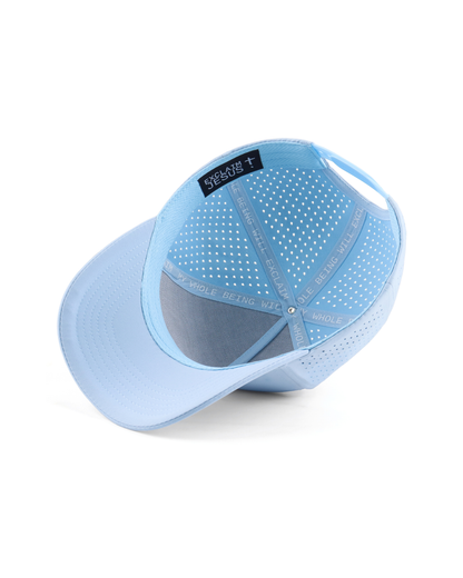 Exclaim Jesus Summit Cap | Sky | High Profile