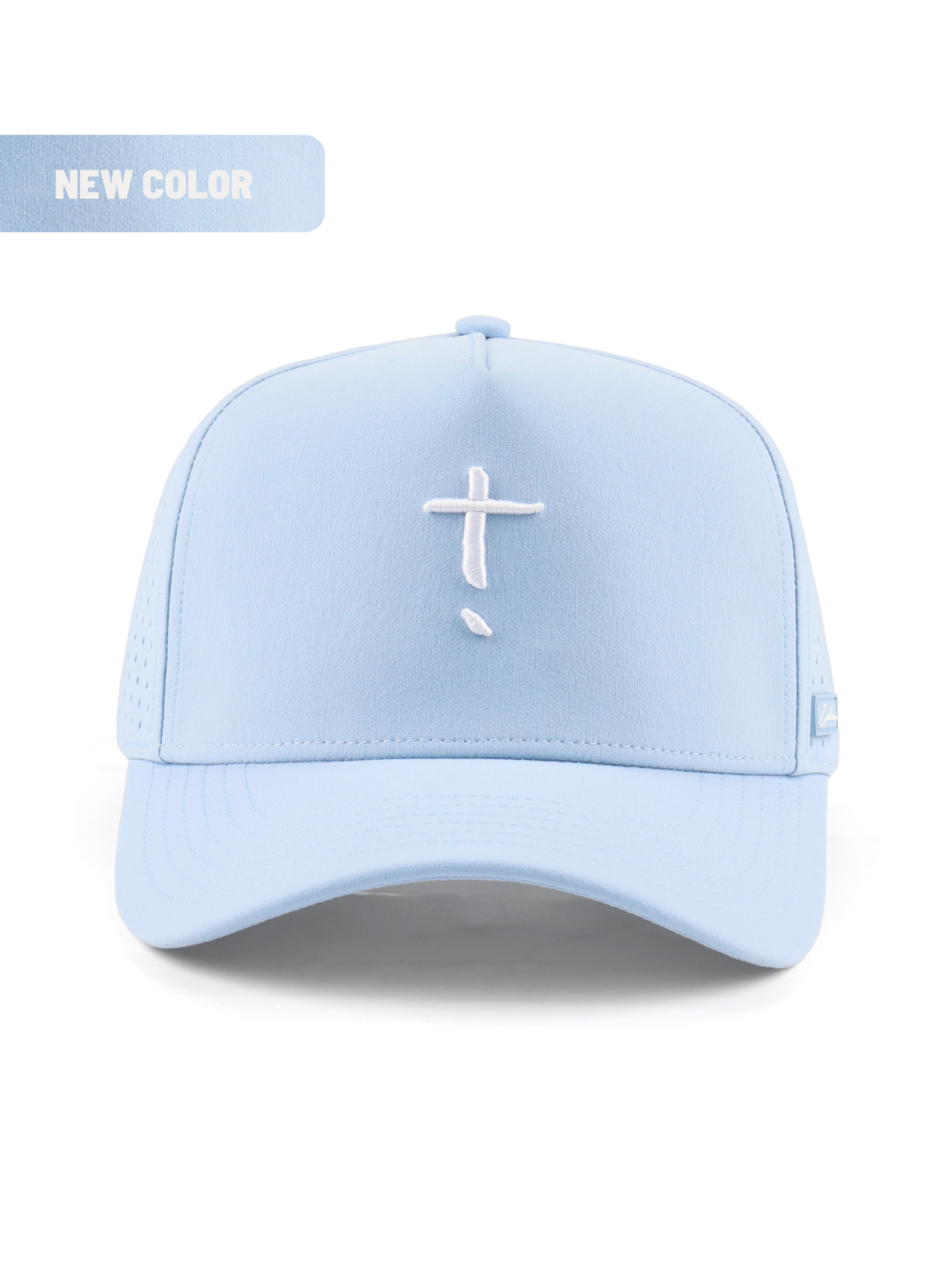 Exclaim Jesus Summit Cap | Sky | High Profile