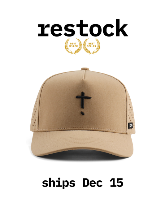 Exclaim Jesus Summit Cap | Khaki | High Profile