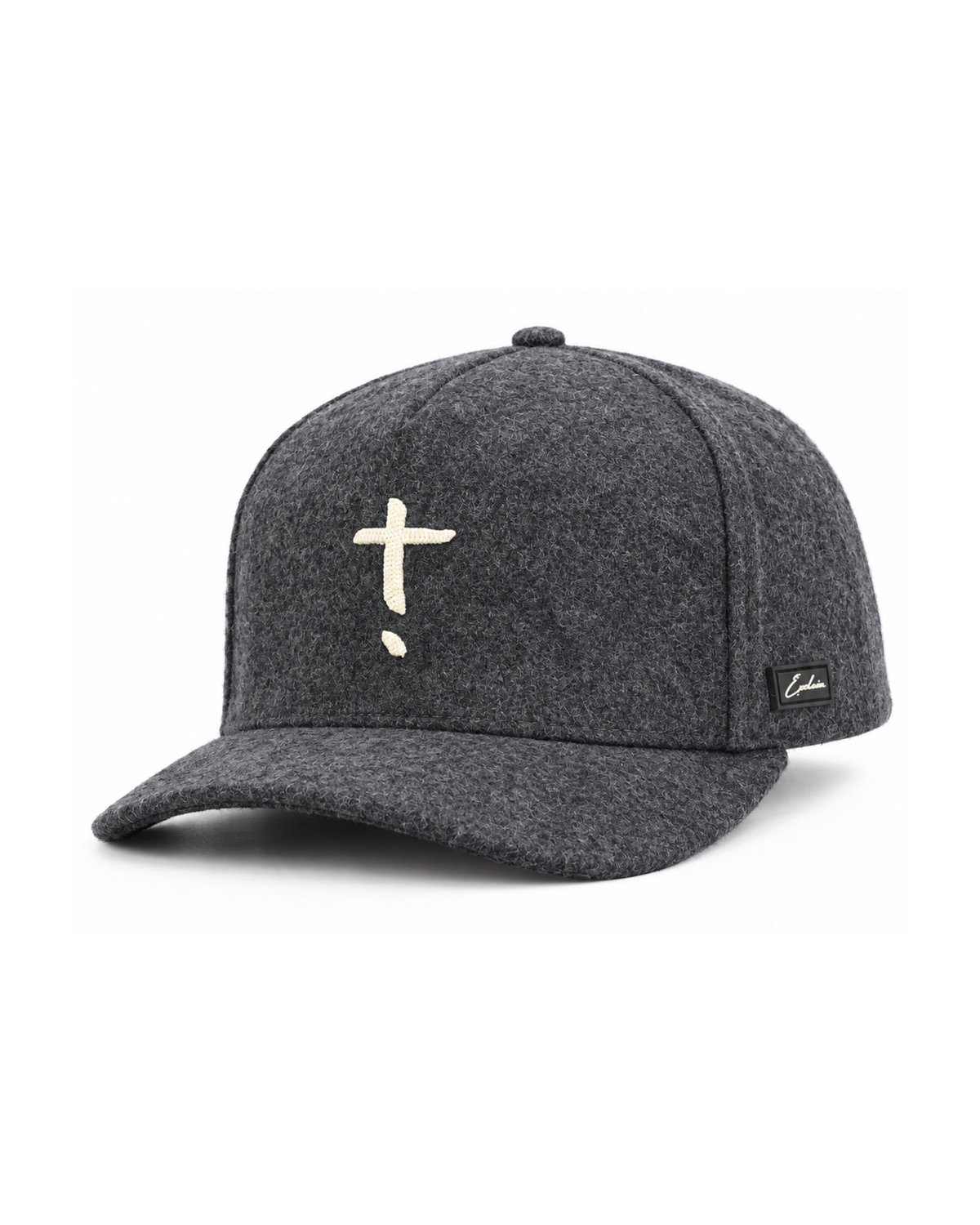 Exclaim Jesus Summit Cap | Charcoal | Wool | High Profile