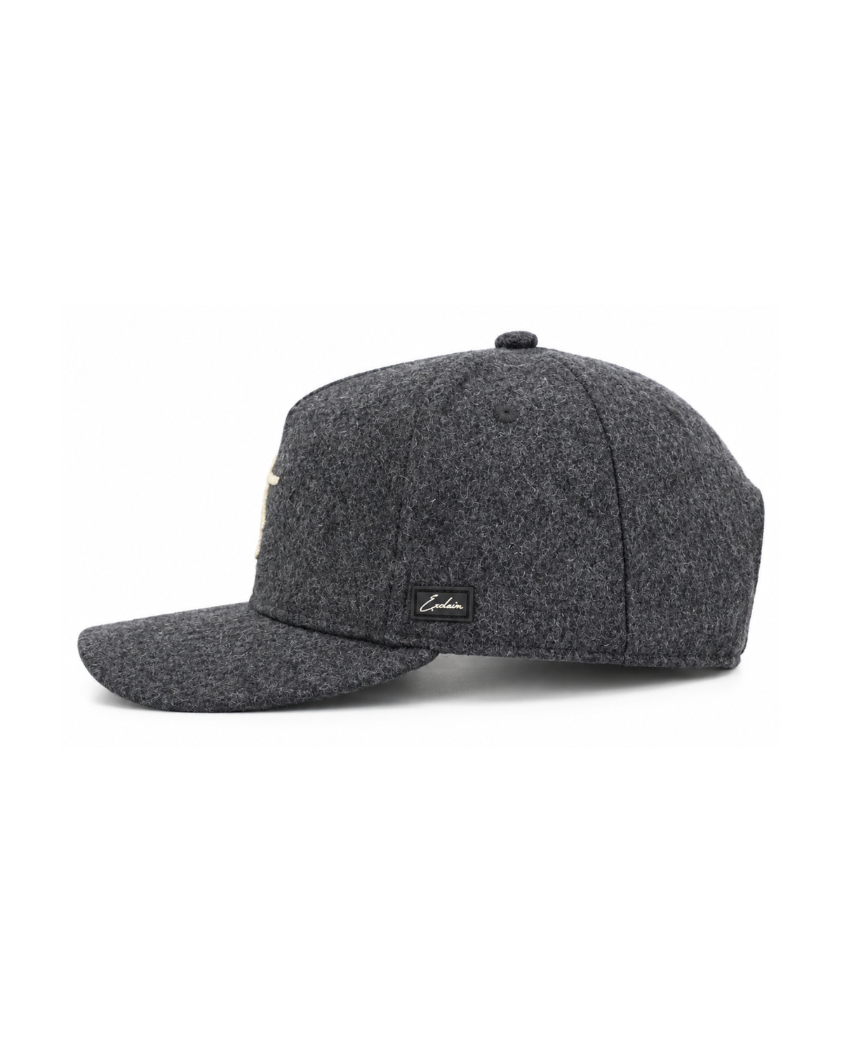 Exclaim Jesus Summit Cap | Charcoal | Wool | High Profile