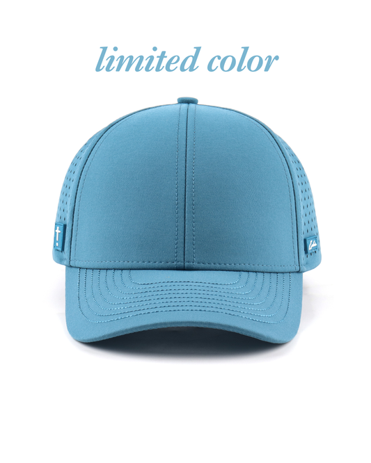 Exclaim Jesus Structured Six Panel | China Blue