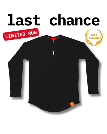 Exclaim Jesus Long Sleeve | V1 | Curved Hem