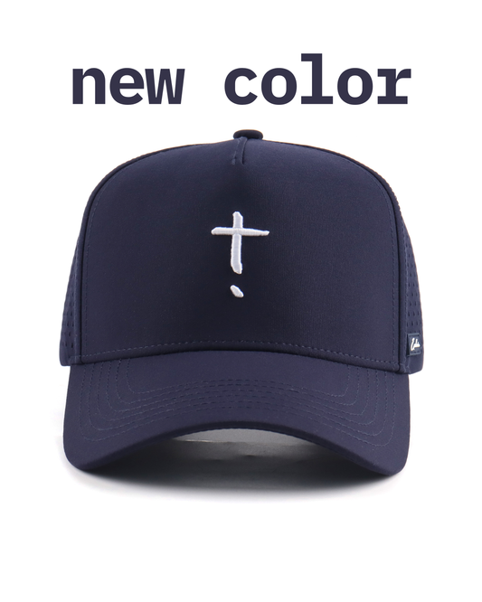 Exclaim Jesus Summit Cap | Original Navy | High Profile
