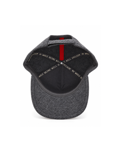 Exclaim Jesus Summit Cap | Charcoal | Wool | High Profile