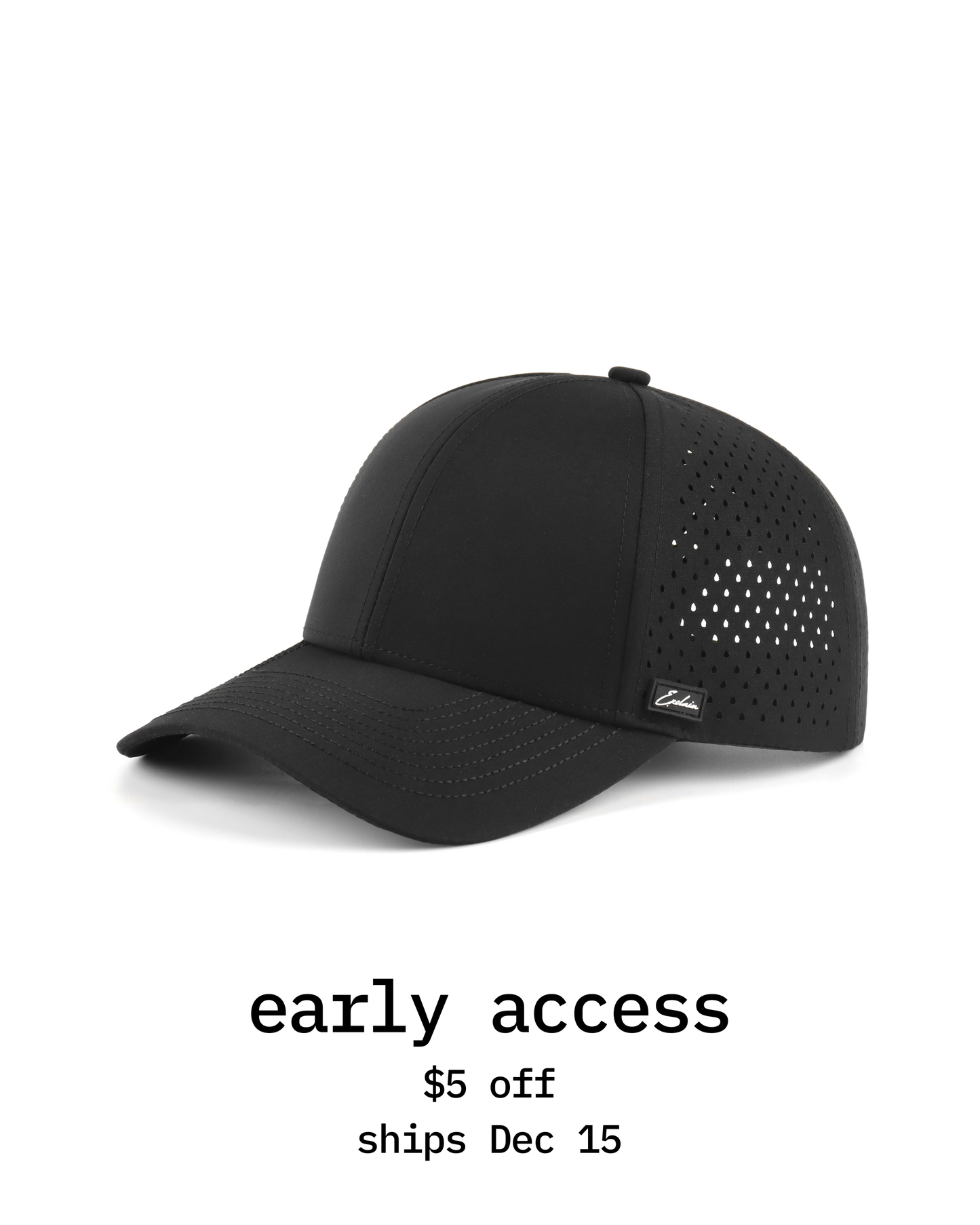 Exclaim Jesus Structured Six Panel | Original Black