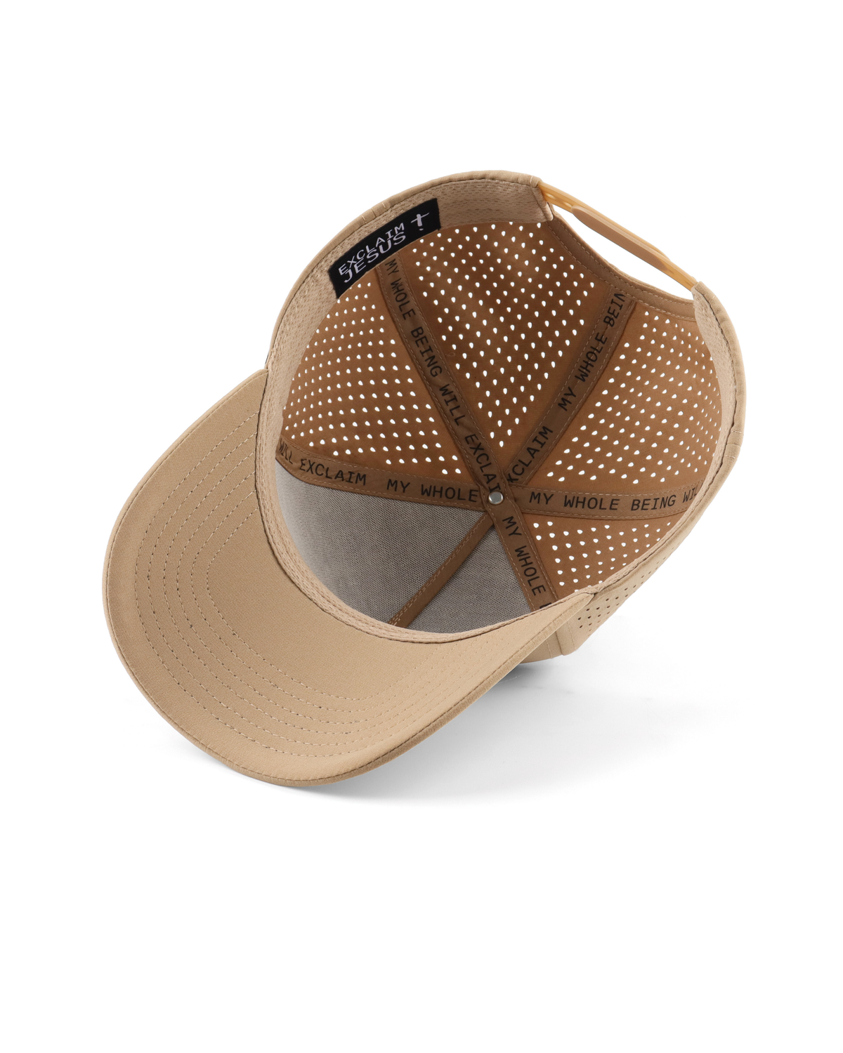Exclaim Jesus Summit Cap | Khaki | High Profile
