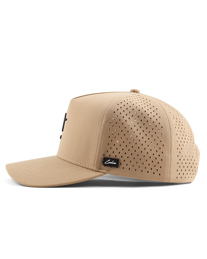 Exclaim Jesus Summit Cap | Khaki | High Profile