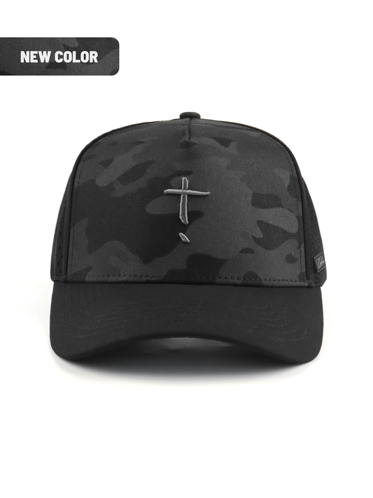 Exclaim Jesus Summit Cap | Black Camo | High Profile