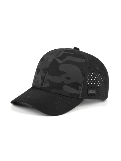Exclaim Jesus Six Panel | Black Camo | Structured | Low Profile