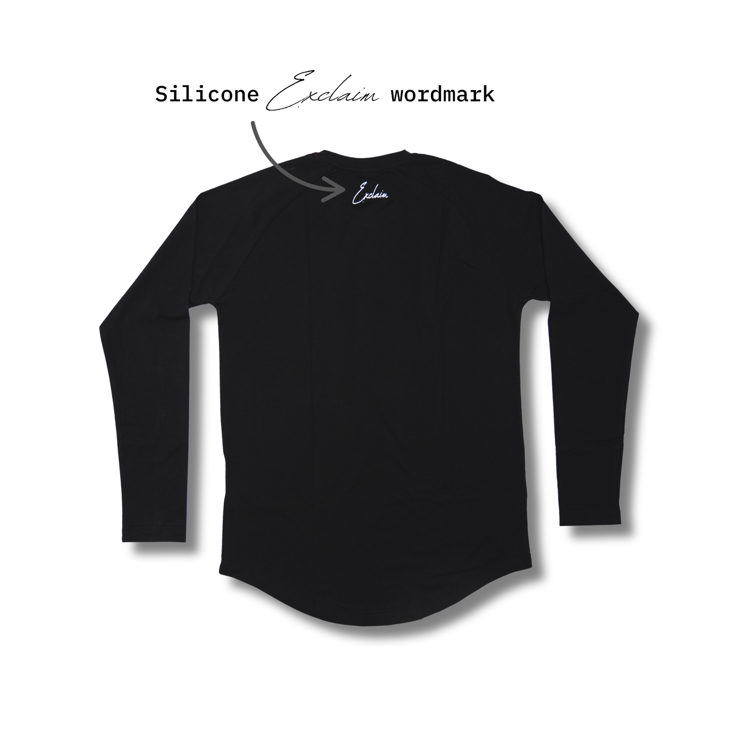 Exclaim Jesus Long Sleeve | V1 | Curved Hem