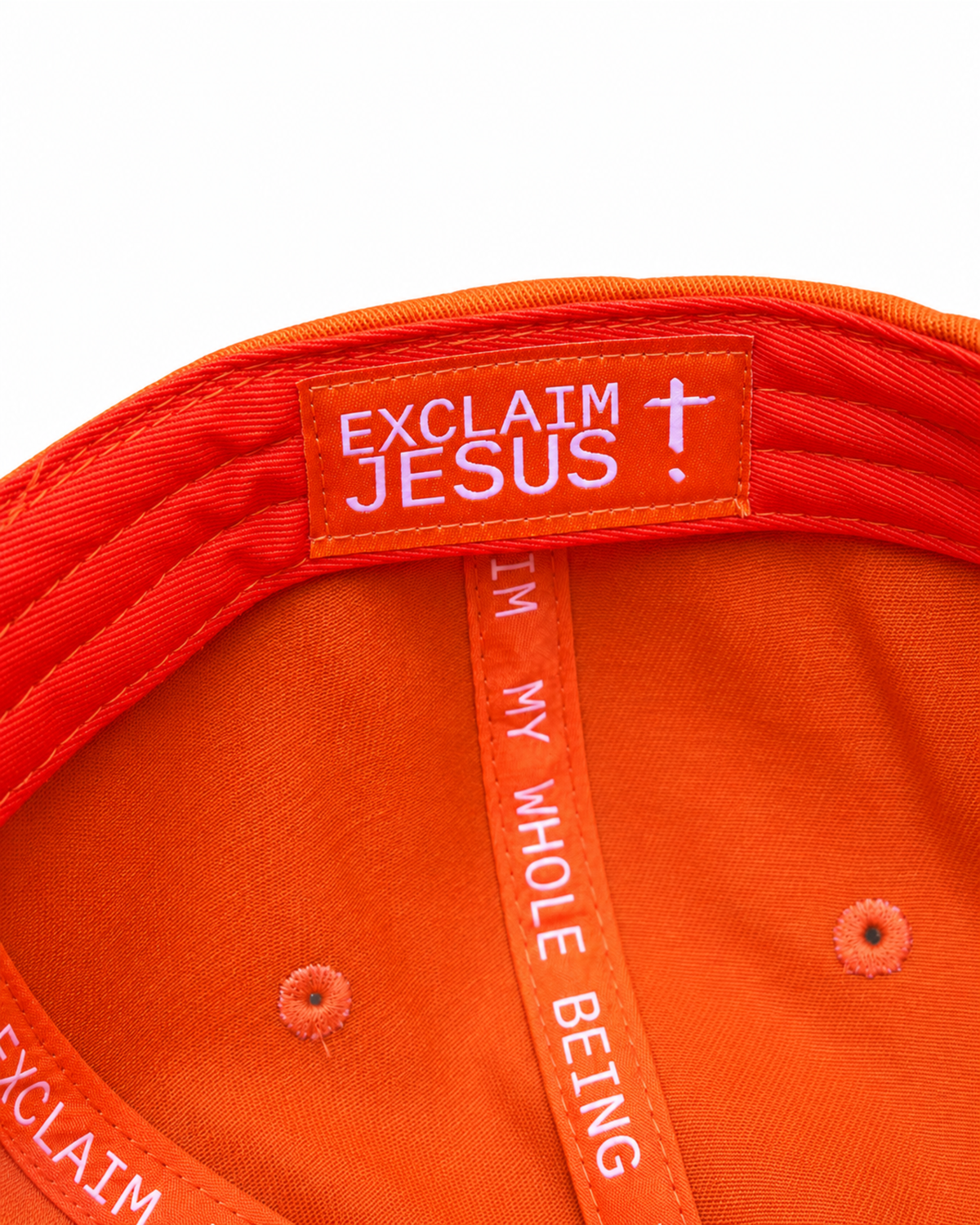 Exclaim Jesus Summit Cap | Orange | Cotton | High Profile