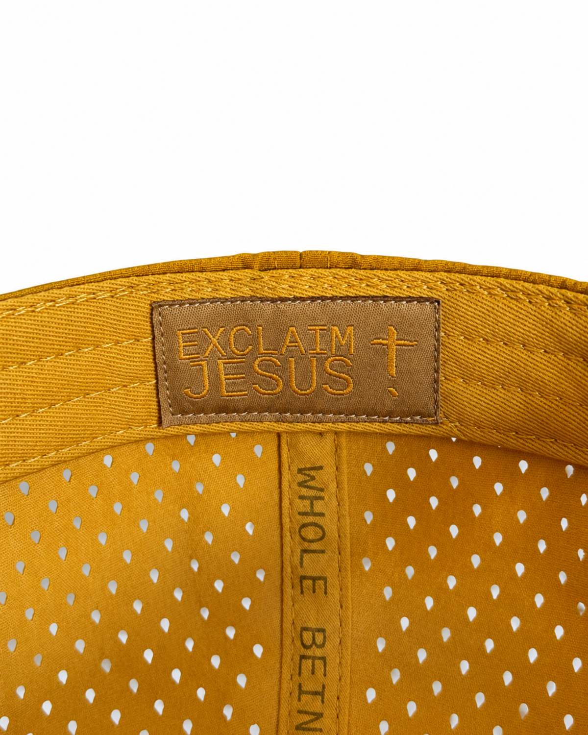 Exclaim Jesus Summit Cap | Two-Tone Mustard | High Profile