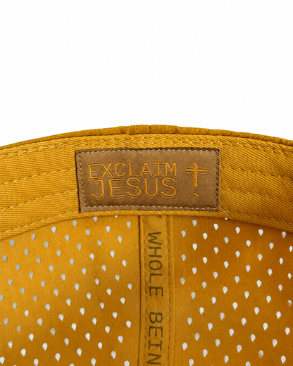 Exclaim Jesus Summit Cap | Two-Tone Mustard | High Profile