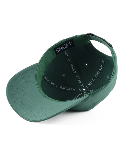 Exclaim Jesus Daily Cap | Evergreen | Low Profile
