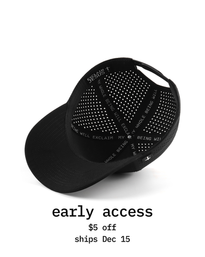 Exclaim Jesus Structured Six Panel | Original Black