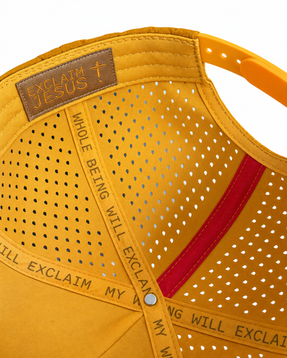 Exclaim Jesus Summit Cap | Two-Tone Mustard | High Profile