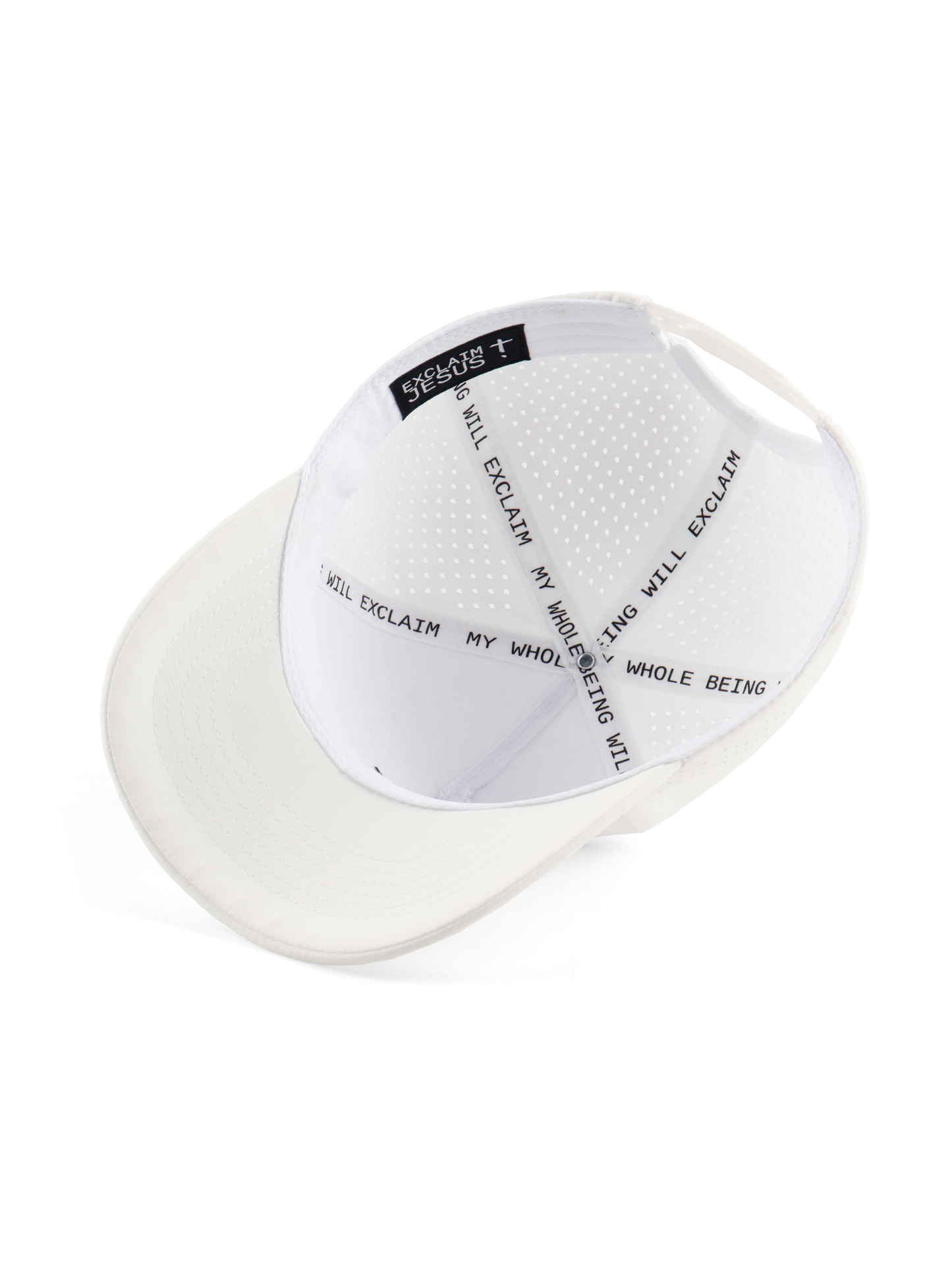 Exclaim Jesus Summit Cap | Original White | High Profile