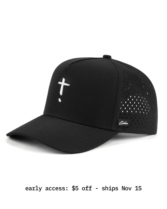 Exclaim Jesus Summit Cap | Original Black | High Profile