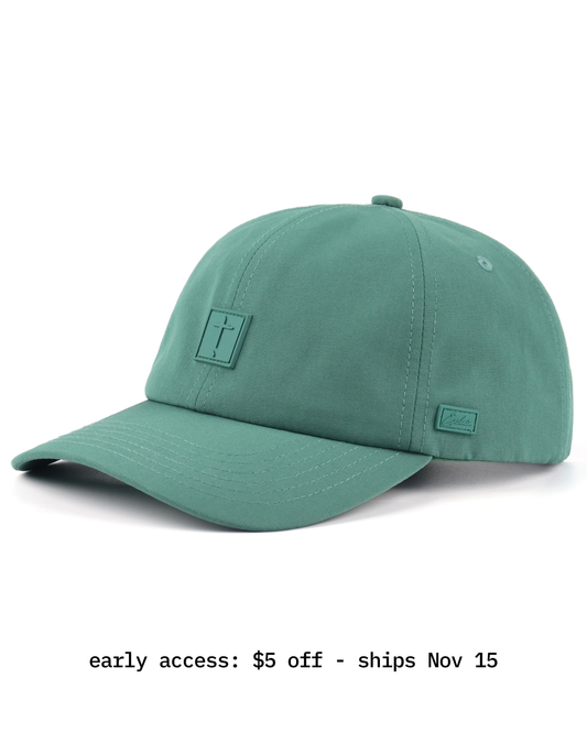 Exclaim Jesus Daily Cap | Evergreen | Low Profile