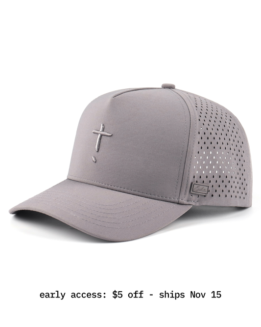 Exclaim Jesus Summit Cap | Stone | High Profile