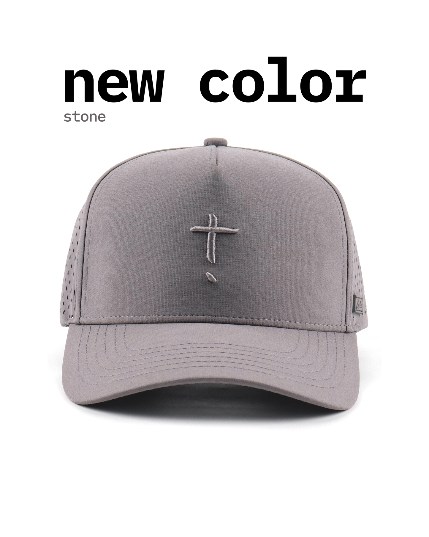 Exclaim Jesus Summit Cap | Stone | High Profile