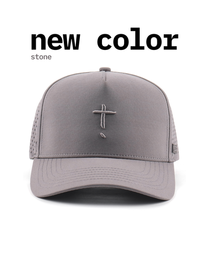 Exclaim Jesus Summit Cap | Stone | High Profile
