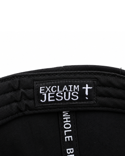 Exclaim Jesus Summit Cap | Charcoal | Cotton | High Profile