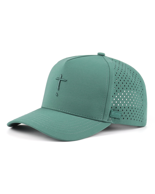 Exclaim Jesus Summit Cap | Evergreen | High Profile
